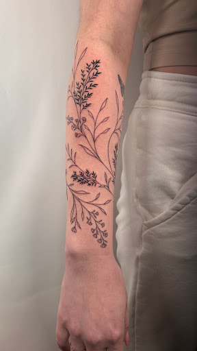 Explore saturn tattoo ideas, creative tattoo ideas in New York, available at In Due Time Tattoo