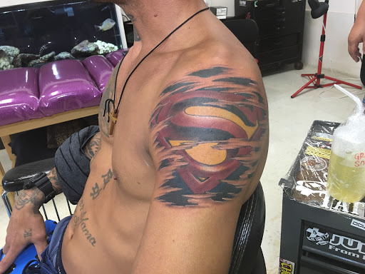 Explore anime neck tattoo ideas, creative tattoo ideas in Wahiawa, available at Empire Art Studio