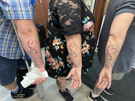 Explore heart tattoo ideas for men, creative tattoo ideas in Geneseo, available at Max Ink Tattoos & Piercing