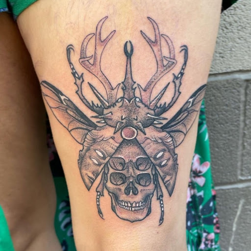 Explore upper arm sleeve tattoo ideas, creative tattoo ideas in Spokane, available at Feel Good Ink