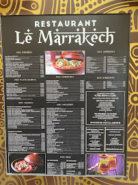 Menu / carte de Le Marrakech à Noisy-le-Grand