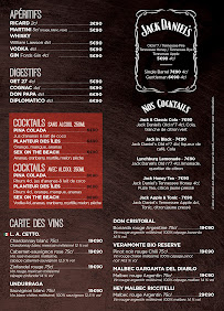 Menu du CHEZ AMANDINE AUXI à Auxi-le-Château