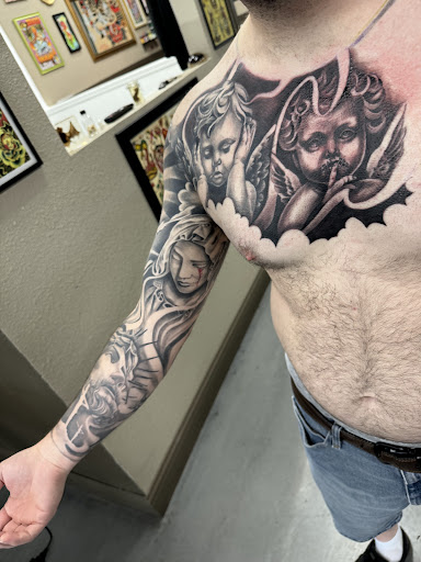 Explore puzzle tattoos ideas, creative tattoo ideas in Modesto, available at Ink Disciples Tattoo Parlor