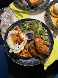 Chicken and Waffles du Brunchy By Zoya/Restaurant Brunch à Paris - n°1
