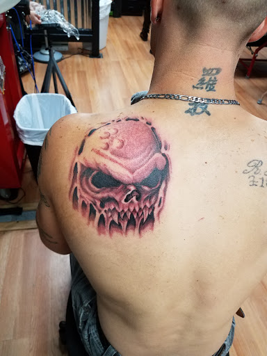 Explore elbow tattoo ideas male, creative tattoo ideas in Ocean Springs, available at Heart & Daggers Tattoo Studio LLC