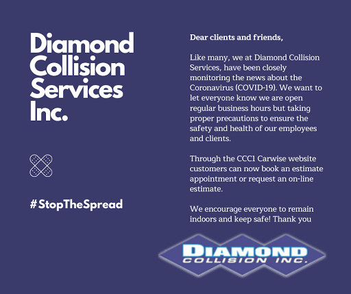 Auto Body Shop «Diamond Collision Services Inc.», reviews and photos, 292 S County Rd 800 E, Avon, IN 46123, USA