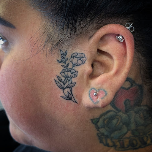 Explore patch work tattoo ideas, creative tattoo ideas in Madera, available at Sea Wolf Tattoo