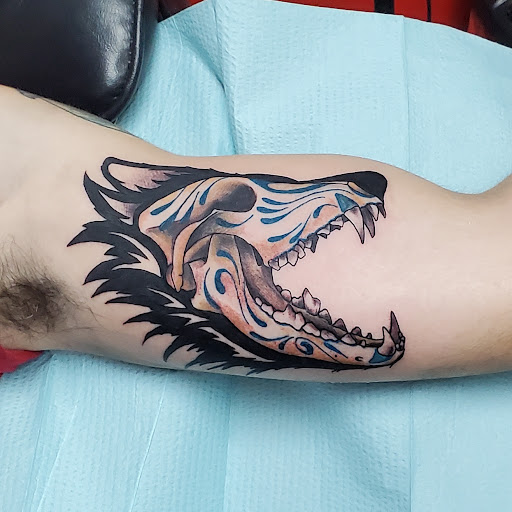 Explore dark tattoo cover up ideas, creative tattoo ideas in Largo, available at Alchemy Tattoos and Body Piercings