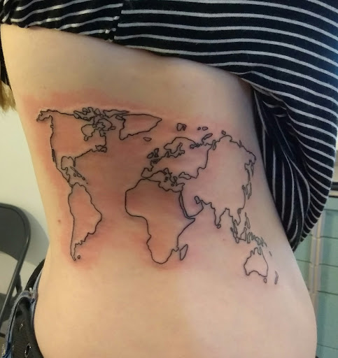 Explore outdoor tattoo ideas, creative tattoo ideas in Hebron, available at Explosive Ink Tattoo