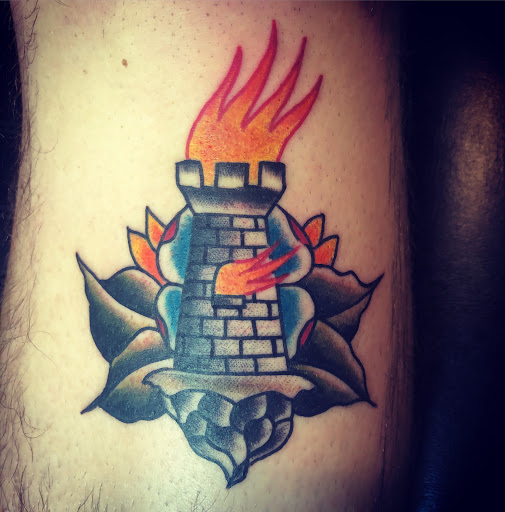 Explore batman sleeve tattoo ideas, creative tattoo ideas in Benton, available at Three KingsTattoos