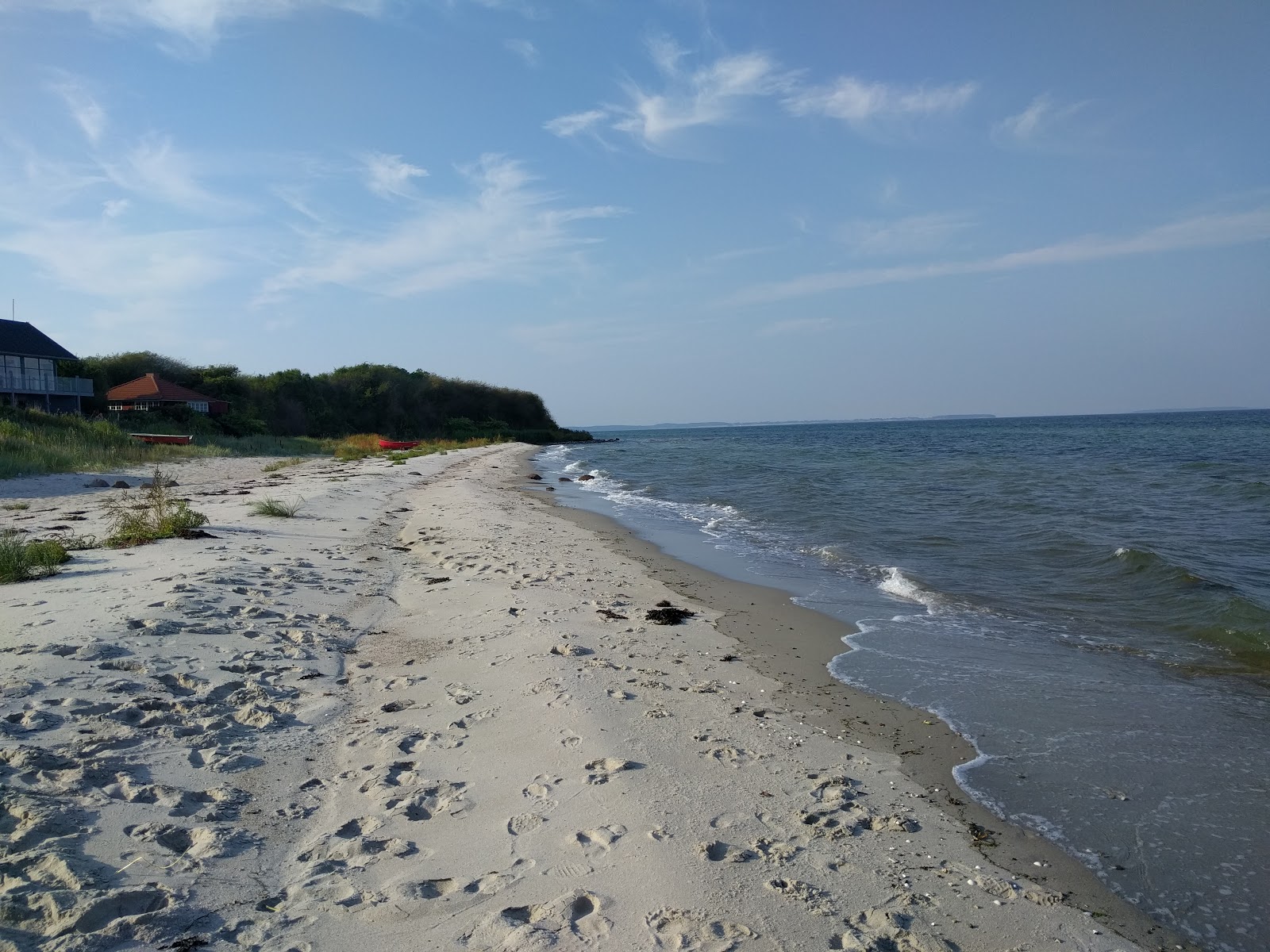 Photo of Dinestrup Beach with bright sand surface