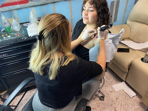 Explore peony tattoo ideas, creative tattoo ideas in Houston, available at Orlandos Tattoo Studio