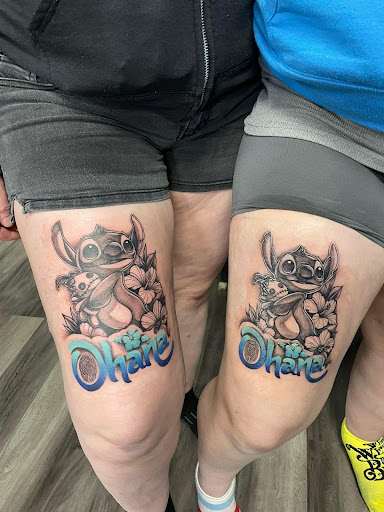 Explore medusa thigh tattoo ideas, creative tattoo ideas in Waynesboro, available at Vice City Tattoo