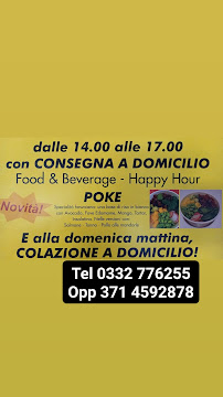 Menu / carte de ChiaroScuro kafe' à Vedano Olona