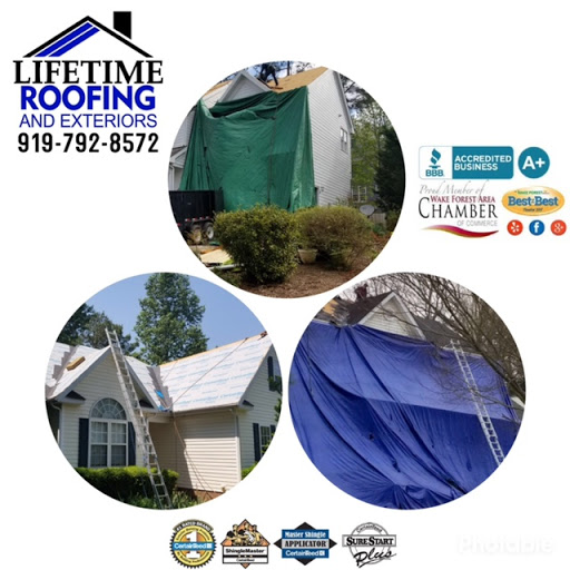 Roofing Contractor «Lifetime Roofing & Exteriors», reviews and photos, 1904 S Main St #210, Wake Forest, NC 27587, USA