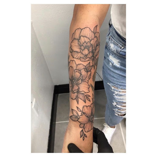 Explore scorpio tattoo ideas for females, creative tattoo ideas in Odessa, available at Black Cat Tattoo Company