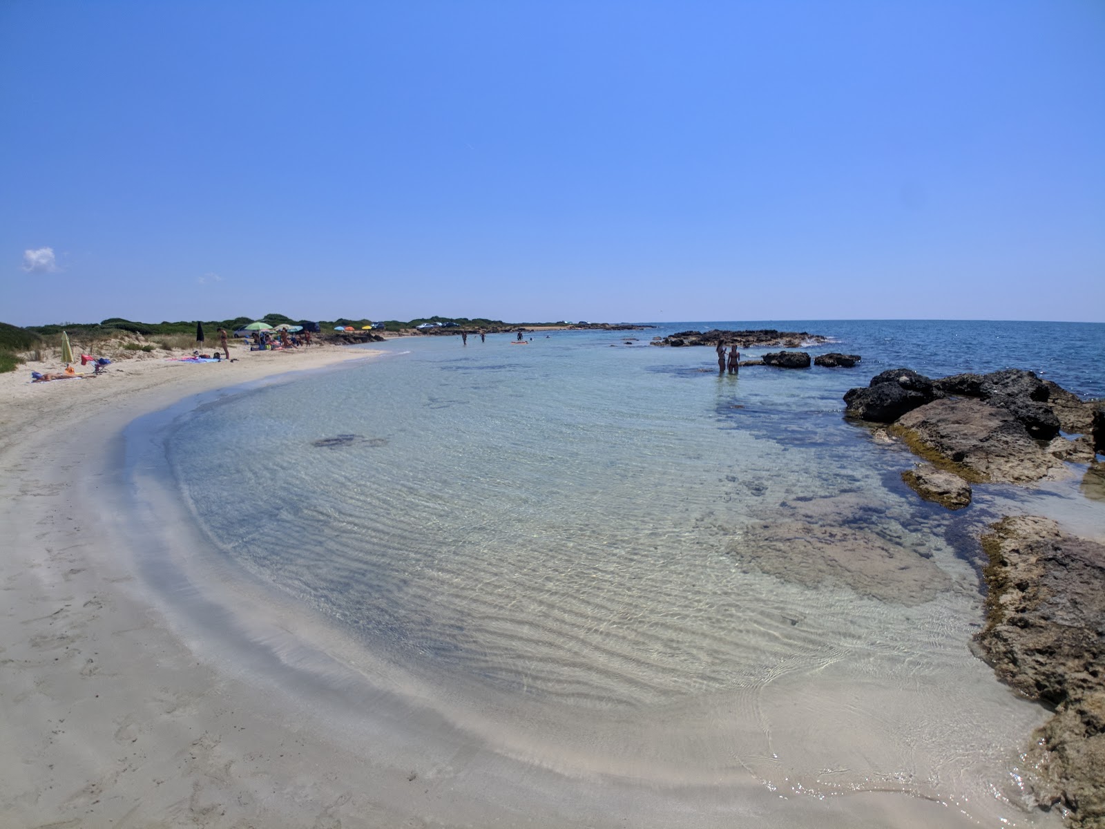Foto von Spiaggia calette di salve mit kleine bucht