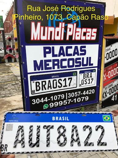Placas Mercosul Mundi Placas