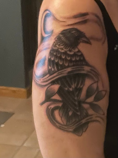 Explore male chest tattoo ideas, creative tattoo ideas in Massillon, available at Eulogy Tattoo