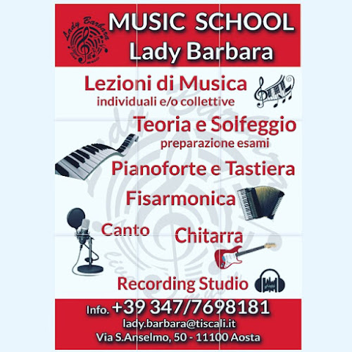 School Music Lady Barbara - Aosta