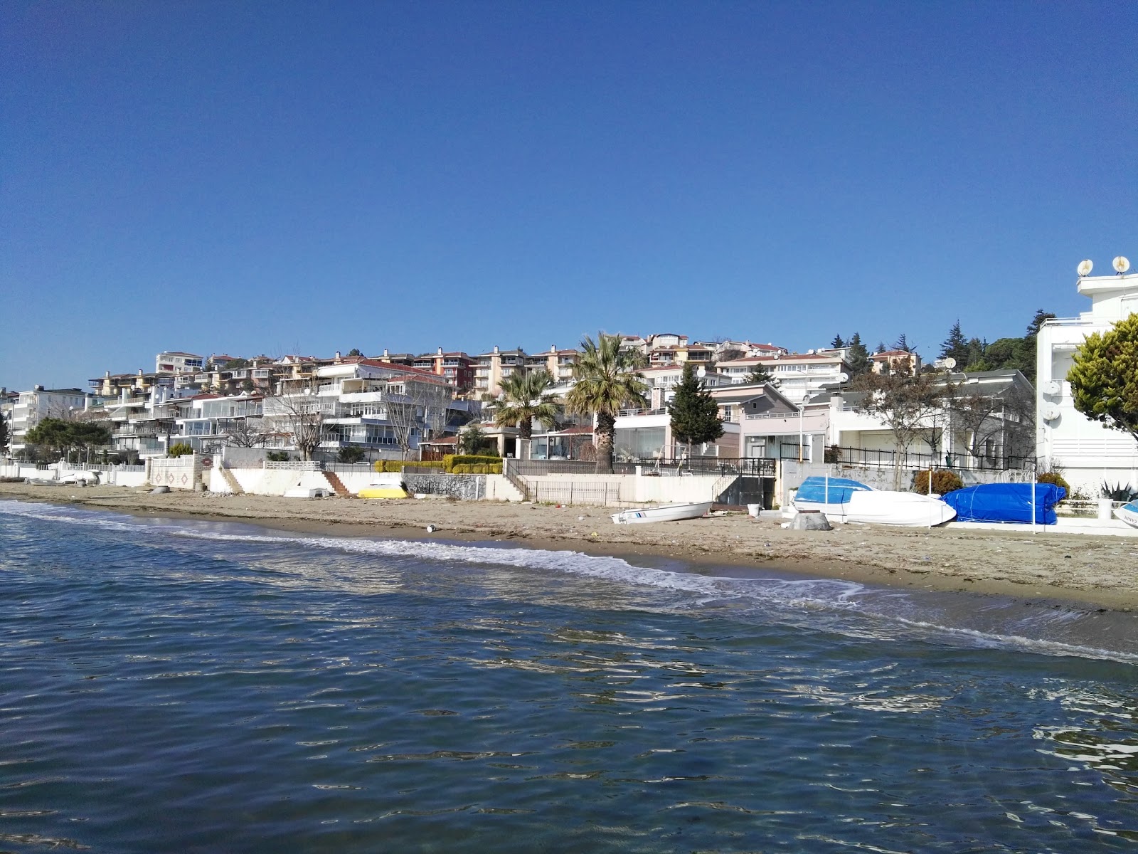 Foto von Bizimkoy beach mit lange, gerade küste