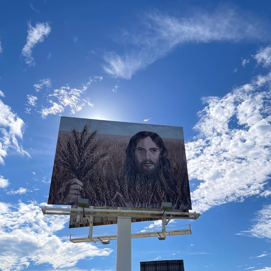 Wheat Jesus Billboard