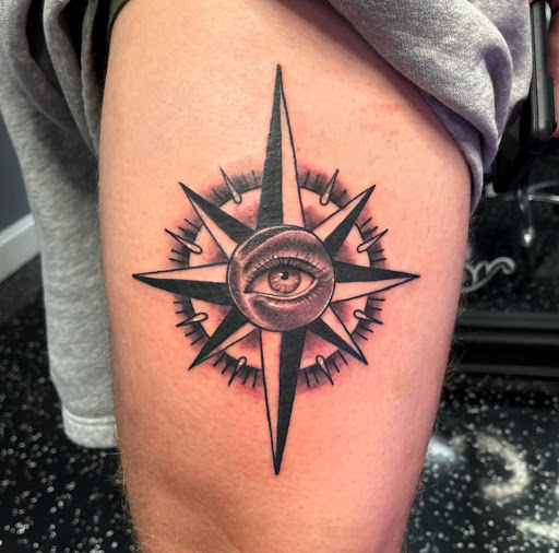 Explore dice tattoo ideas, creative tattoo ideas in Fort Myers, available at Loyal 2 The Coil Tattoos & Piercings (Edison Mall Location Entrance F)