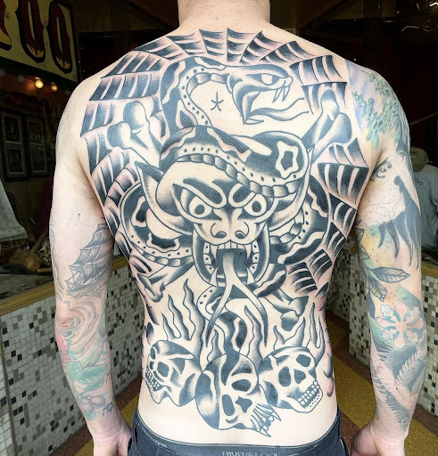 Explore cool tattoo sleeve ideas for men, creative tattoo ideas in San Diego, available at Tough Love Tattoo San Diego