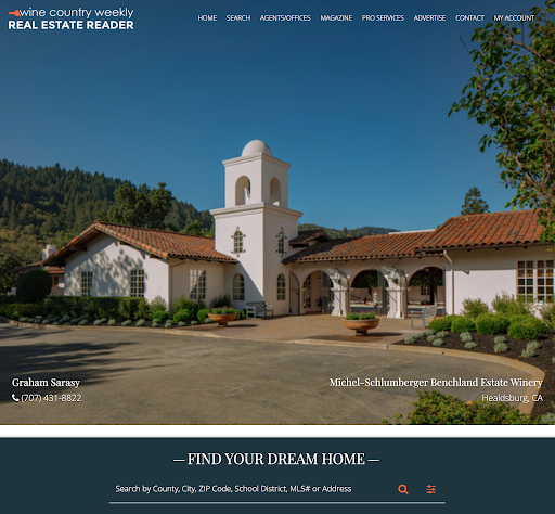 Wine Country Real Estate Reader. image