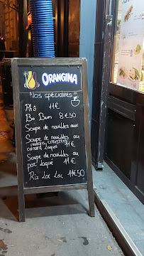 Menu / carte de Phô Montmartre à Paris