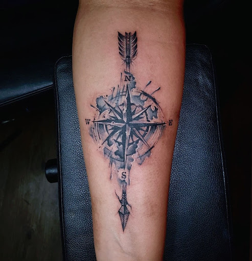 Explore matching father daughter tattoos ideas, creative tattoo ideas in Titusville, available at Space Coast Ink Tattoo Studio