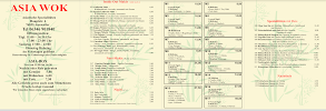 Menu du ASIA WOK à Annweiler
