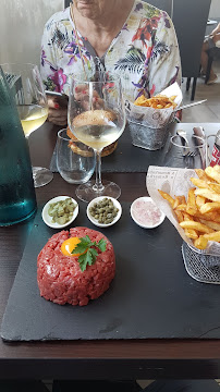 Steak tartare du Restaurant français La Côte à l'Os à Saint-Paul-lès-Dax - n°8