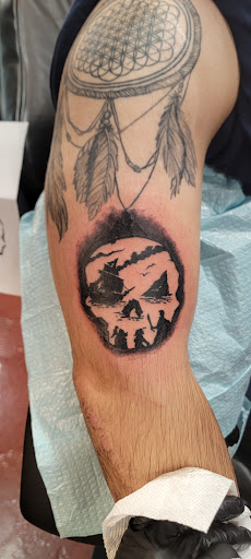 Explore heart nipple tattoo ideas, creative tattoo ideas in Dripping Springs, available at Hill Country Arts Piercings And Tattoos
