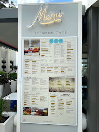 Restaurant Restaurant Face à New York à Royan (la carte)