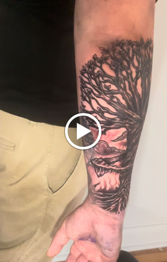 Explore let go let god tattoo ideas, creative tattoo ideas in Kansas City, available at Golden Stag Tattoo and Gallery