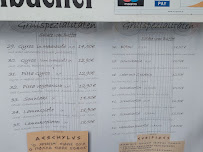 Carte du Restaurant Alt Athen à Bad Soden-Salmünster