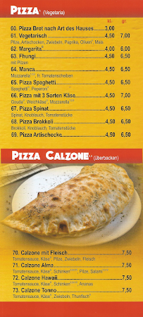 Allen Imbiss à Springe menu