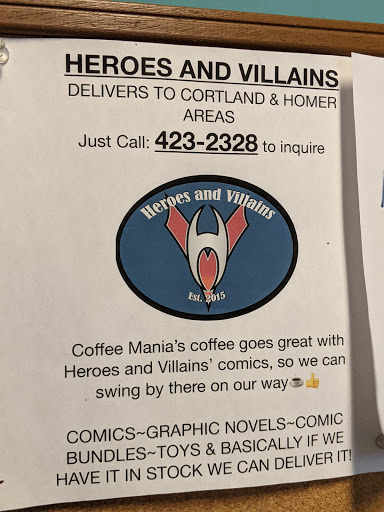 Comic Book Store «Heroes and Villains», reviews and photos, 75 E Court St, Cortland, NY 13045, USA
