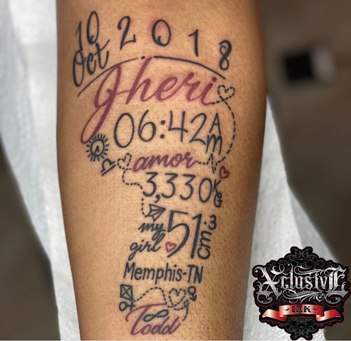 Explore tattoo ideas line work, creative tattoo ideas in Starkville, available at Xclusive Ink Tattoo Company