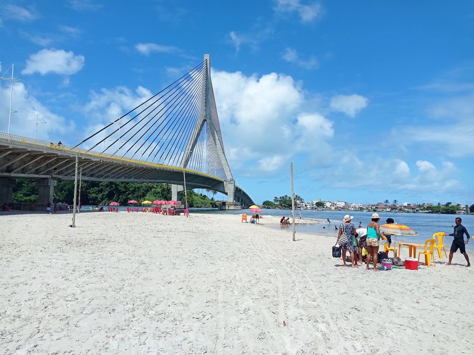 Foto von Praia do Cristo mit beiger sand Oberfläche