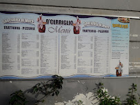 'O Cerriglio - Trattoria pizzeria Cucina Napoletana à Naples carte