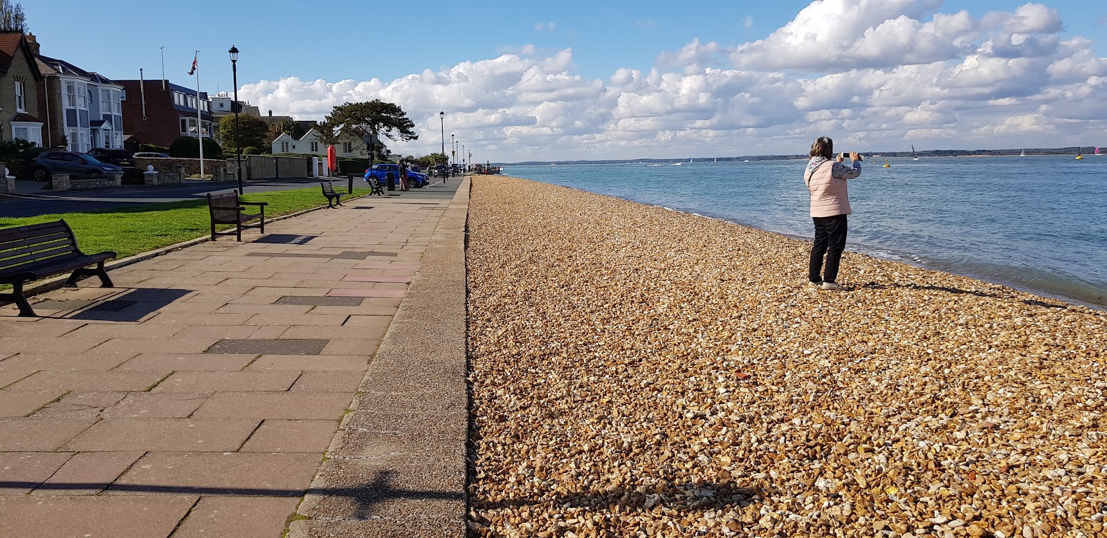 Fotografija Cowes Beach z prostorna obala