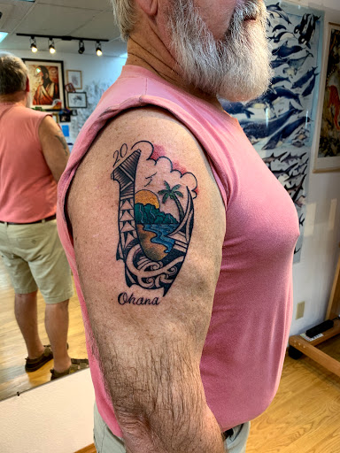 Explore shoulder tattoo ideas for females, creative tattoo ideas in Lahaina, available at Sweet Trade Tattoo