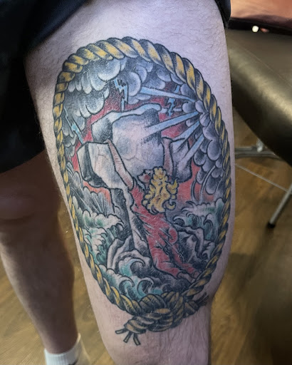 Explore outer forearm tattoos for men ideas, creative tattoo ideas in Duluth, available at Gitchee Gumee Tattoo