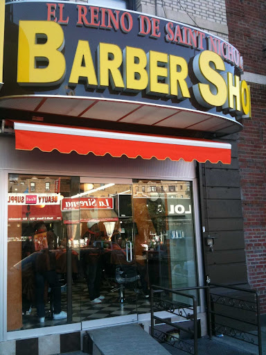 Barber Shop «El Reino De Saint Nicholas Barber Shop», reviews and photos, 1228 St Nicholas Ave, New York, NY 10032, USA