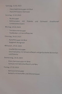 Menu / carte de Pizza Pasta Burger Döner Kaffee Kuchen Eis ,,Zum Dominte,, à Neukirchen beim Heiligen Blut