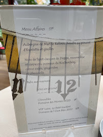 Menu / carte de Restaurant Buerehiesel à Strasbourg