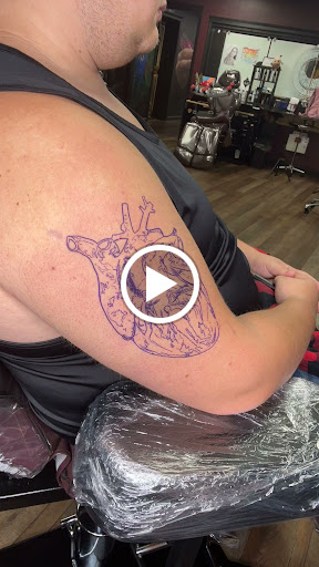 Explore taurus bull tattoo ideas, creative tattoo ideas in Clarksville, available at Dark Raine Tattoo