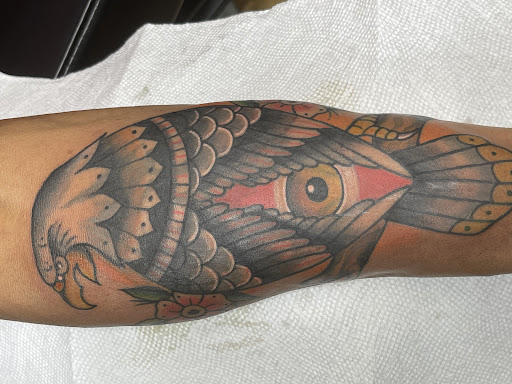 Explore small grandparents tattoo ideas, creative tattoo ideas in Taos, available at Muerte Tattoo Taos